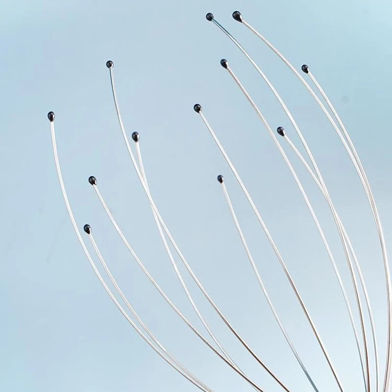 1PC Octopus Head Massager Stainless Steel