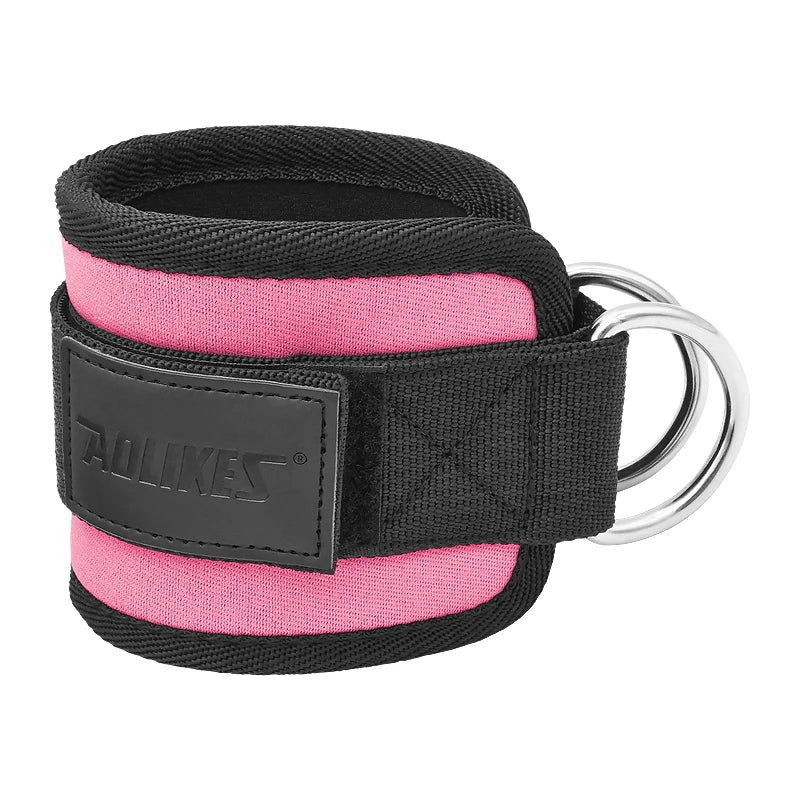 Cable Ankle Straps Double D-Ring Ankle Cuffs
