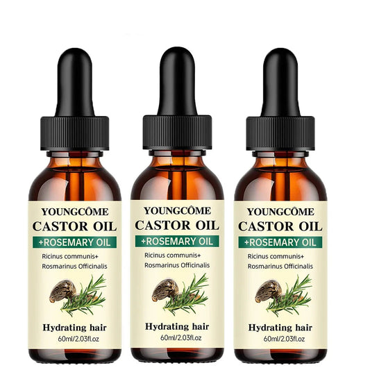 Mix Castor Oil and Rosemary Oil for Hair Growth