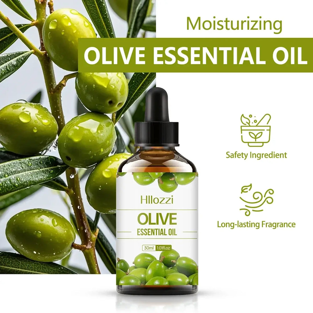 Olive Essential Oil, With a Unique Natural Olive Scent