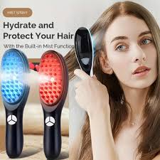 Electric Spray Massage Comb Hair Growth Vibration Head Massager