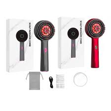 Electric Micro-current Massage Comb 660nm Red Light