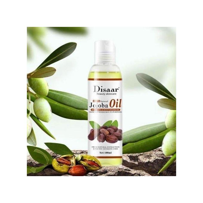 Jojoba Oil, Pure Moisturising Oil For Face, Hair, Skin & Nails