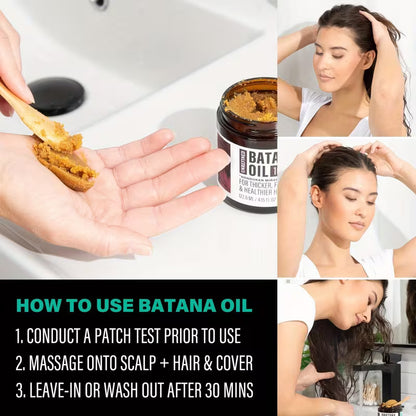 100% Batana Oil from Honduras - Get Fuller, Thicker, Healthier Hair
