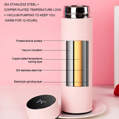 Smart Thermal Bottle Stainless Steel Thermos Water Bottle