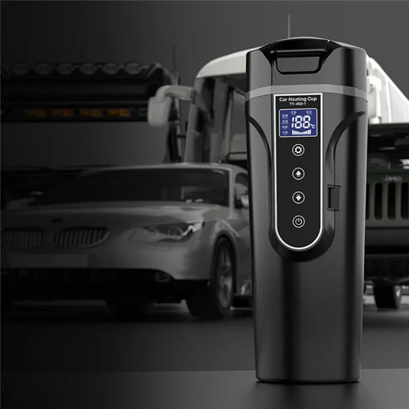 Smart Touch Car Thermos Bottle Digital Display Insulated Cup
