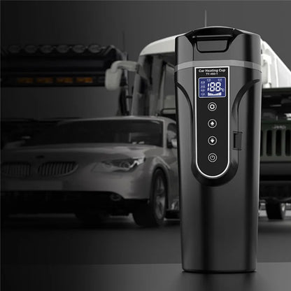 Smart Touch Car Thermos Bottle Digital Display Insulated Cup