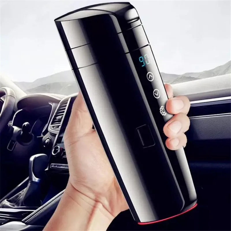 Smart Touch Car Thermos Bottle Digital Display Insulated Cup