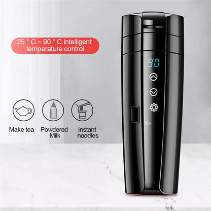 Smart Touch Car Thermos Bottle Digital Display Insulated Cup