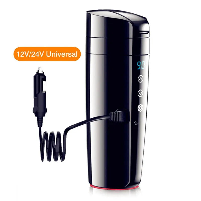 Smart Touch Car Thermos Bottle Digital Display Insulated Cup