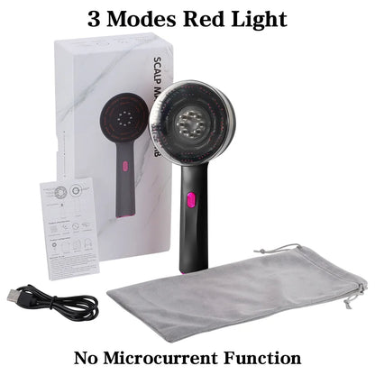 Electric Micro-current Massage Comb 660nm Red Light