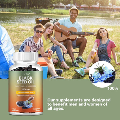 Black Seed Oil - Improves Hair, Skin, Breathing, Digestion