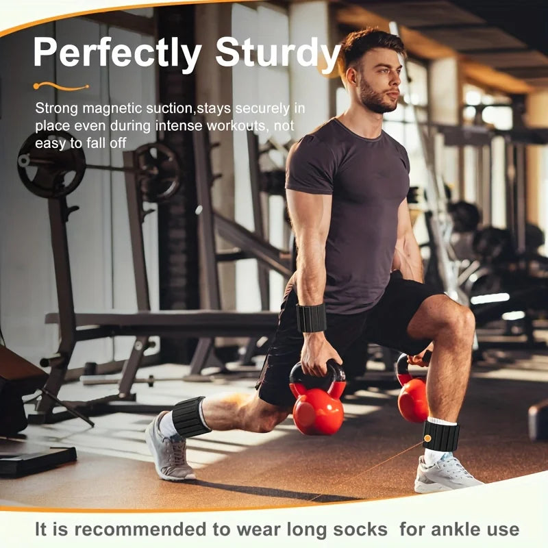 New Magnetic Wrist Weights, 1 Kg Ankle Weights