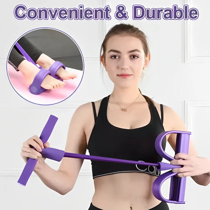 Four-Tube Pedal Tensioner Multi-Functional Household Fitness