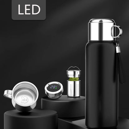 Smart Thermos Bottle Temperature Display: Keep Cold and Hot