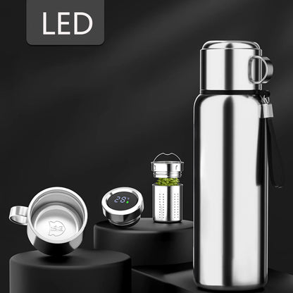 Smart Thermos Bottle Temperature Display: Keep Cold and Hot