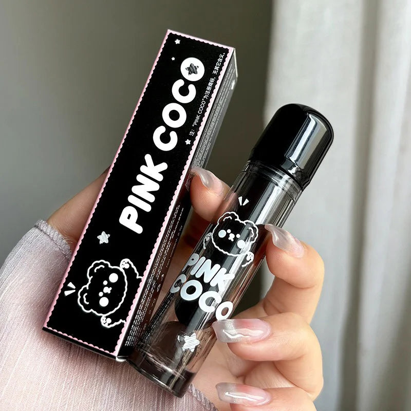 Bear Doodle Mirror Lip Glaze — Long-Lasting