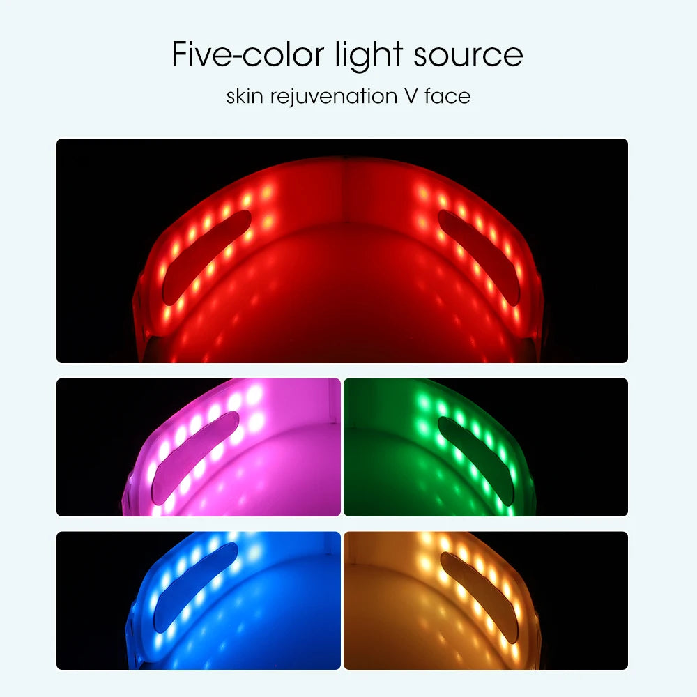 Face Lifting Device Red Light Skin Rejuvenation V Face