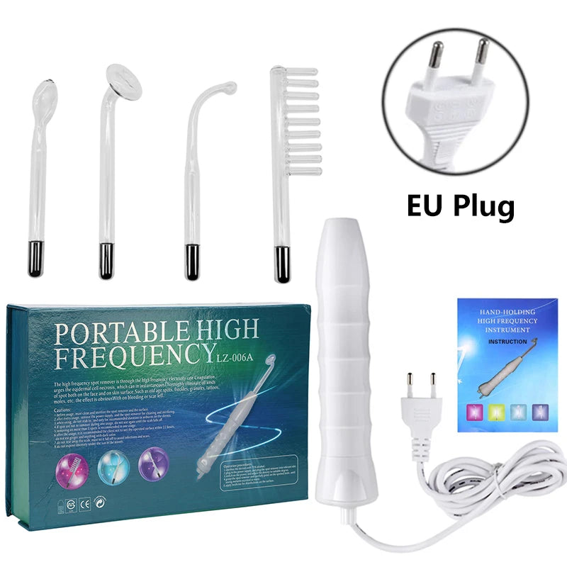 High Frequency Electrotherapy Neon Facial Skin Massage Wand