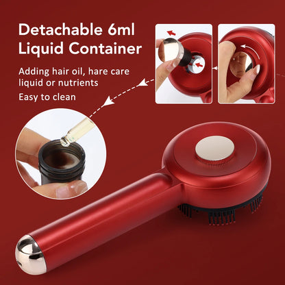 Electric Micro-current Massage Comb 660nm Red Light