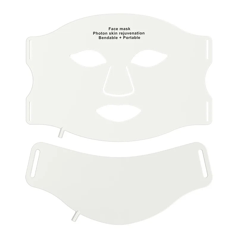 7 Color LED Face Mask with Neck Wireless Portable