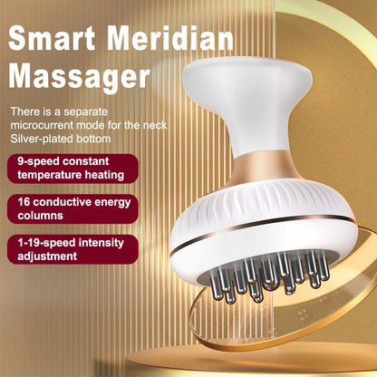 Electric Meridian Brush Gua Sha Body Massager EMS