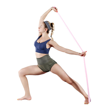 Long Training Stretch Bands Yoga Pilates Resistance Band
