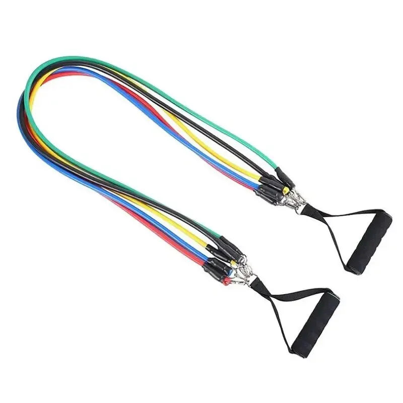 11pcs/Set Pull Rope, Resistance Bands, Portable Fitness