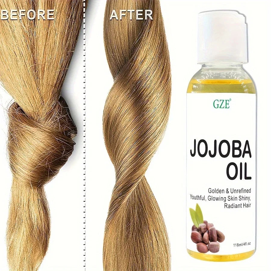 Jojoba Oil, Pure Moisturising Oil For Face, Hair, Skin &amp; Nails