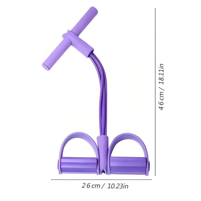 Four-Tube Pedal Tensioner Multi-Functional Household Fitness
