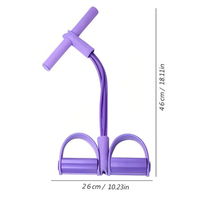 Four-Tube Pedal Tensioner Multi-Functional Household Fitness