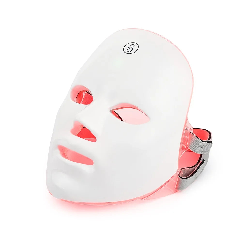 Rechargeable Facial LED Mask 7 Colors LED Photon Beauty Mask