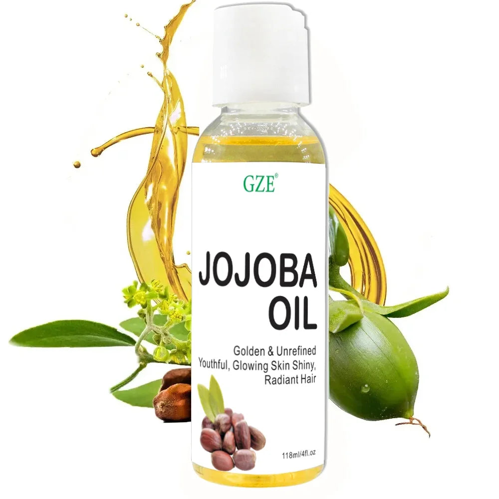 Jojoba Oil, Pure Moisturising Oil For Face, Hair, Skin & Nails