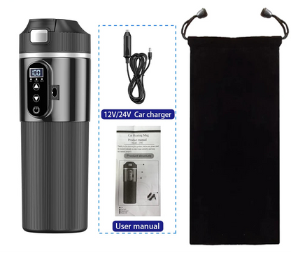 12V/24V 500ML Electric Heating Cup Kettle 304Stainless