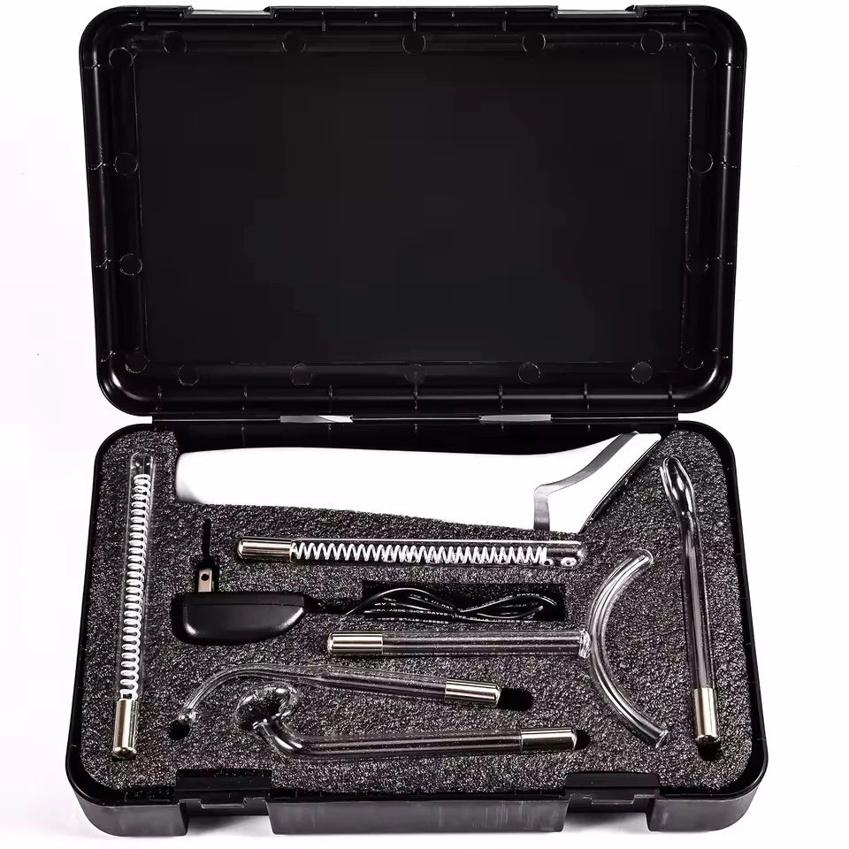 6 in 1 Touch Panel High Frequency Facial Machine Electrotherapy Wand