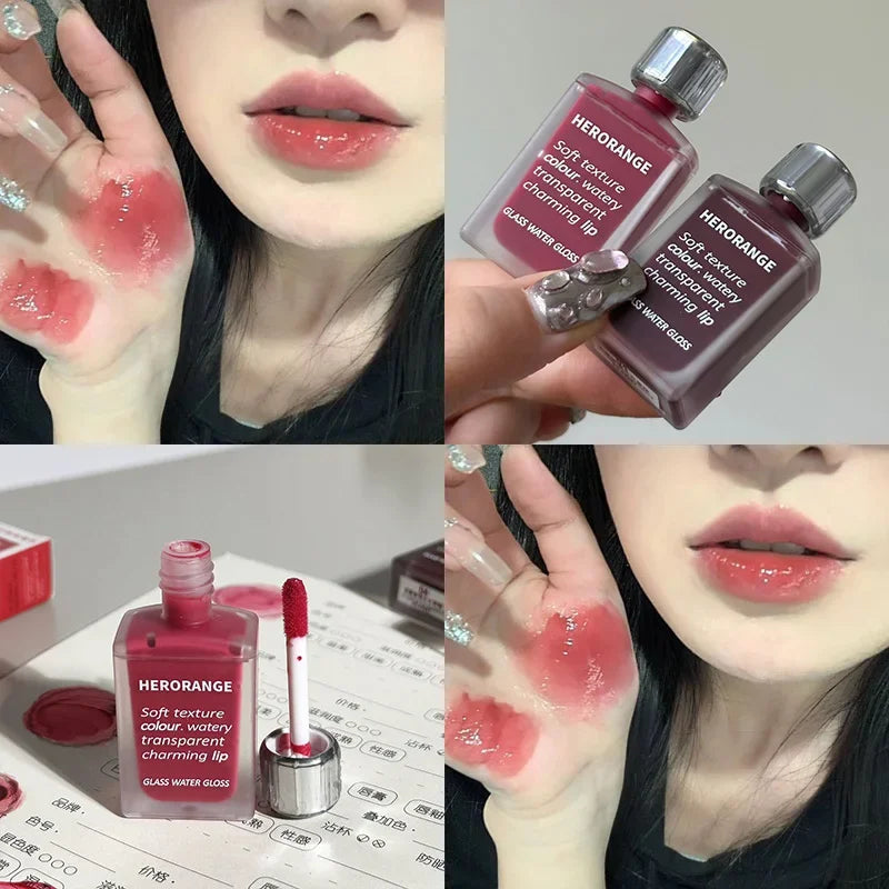 Punk Juice Red Lip Gloss Black Mirror Water