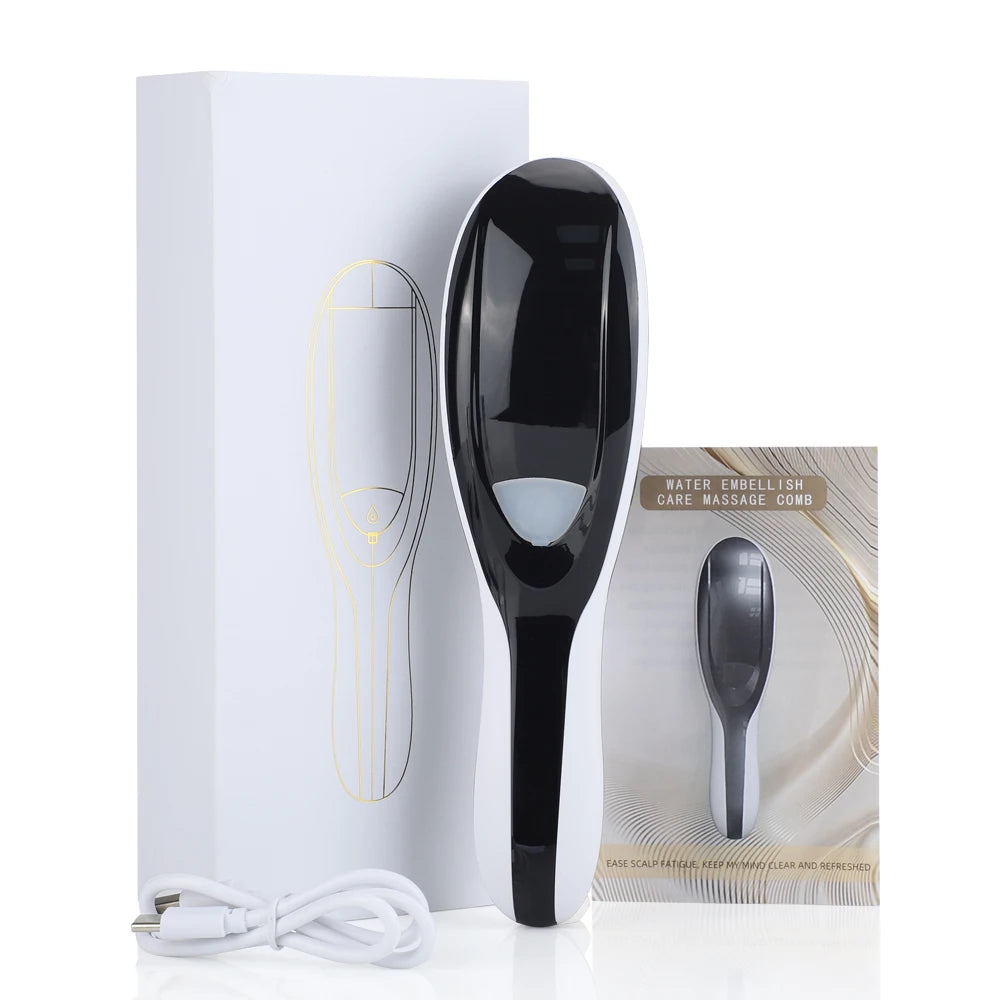 Electric Spray Massage Comb Hair Growth Vibration Head Massager