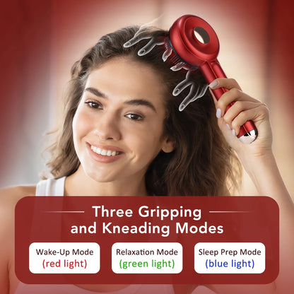 Electric Micro-current Massage Comb 660nm Red Light