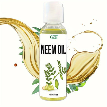 Neem Oil for Skin, Hair Growth Undiluted Cold-Pressed