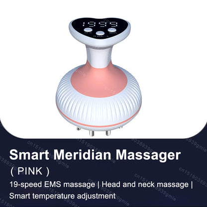 Electric Meridian Brush Gua Sha Body Massager EMS