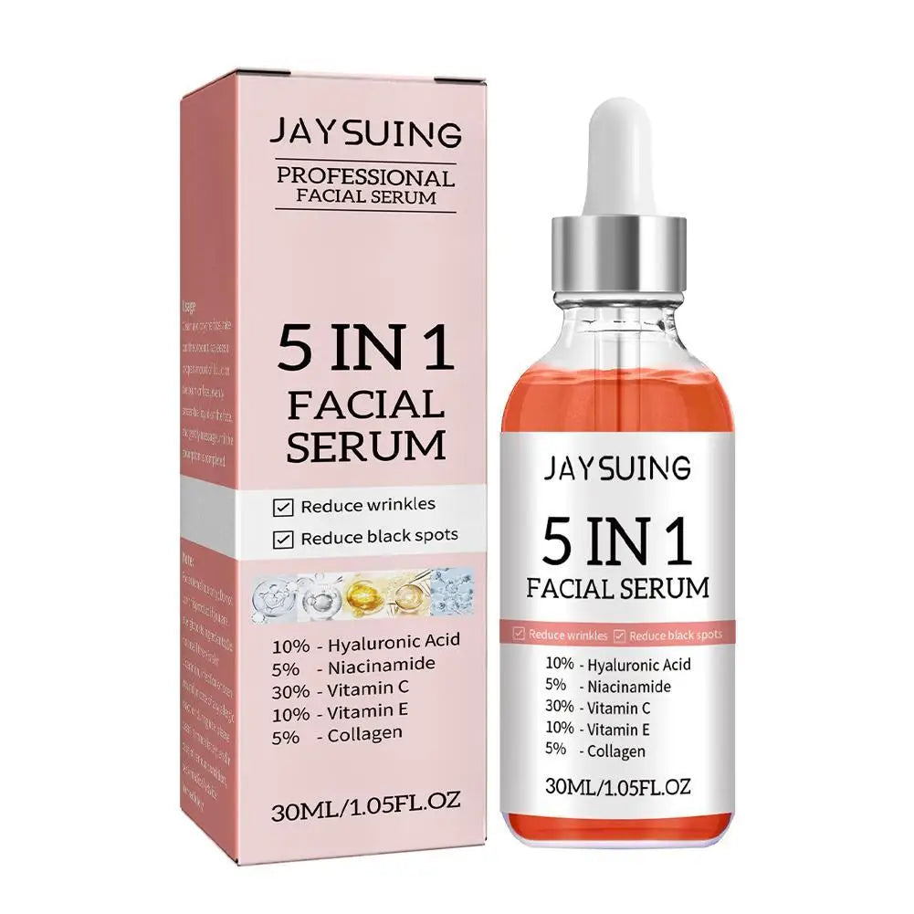 5 In 1 Fade fine lines, Firming Face Serum Moisturising