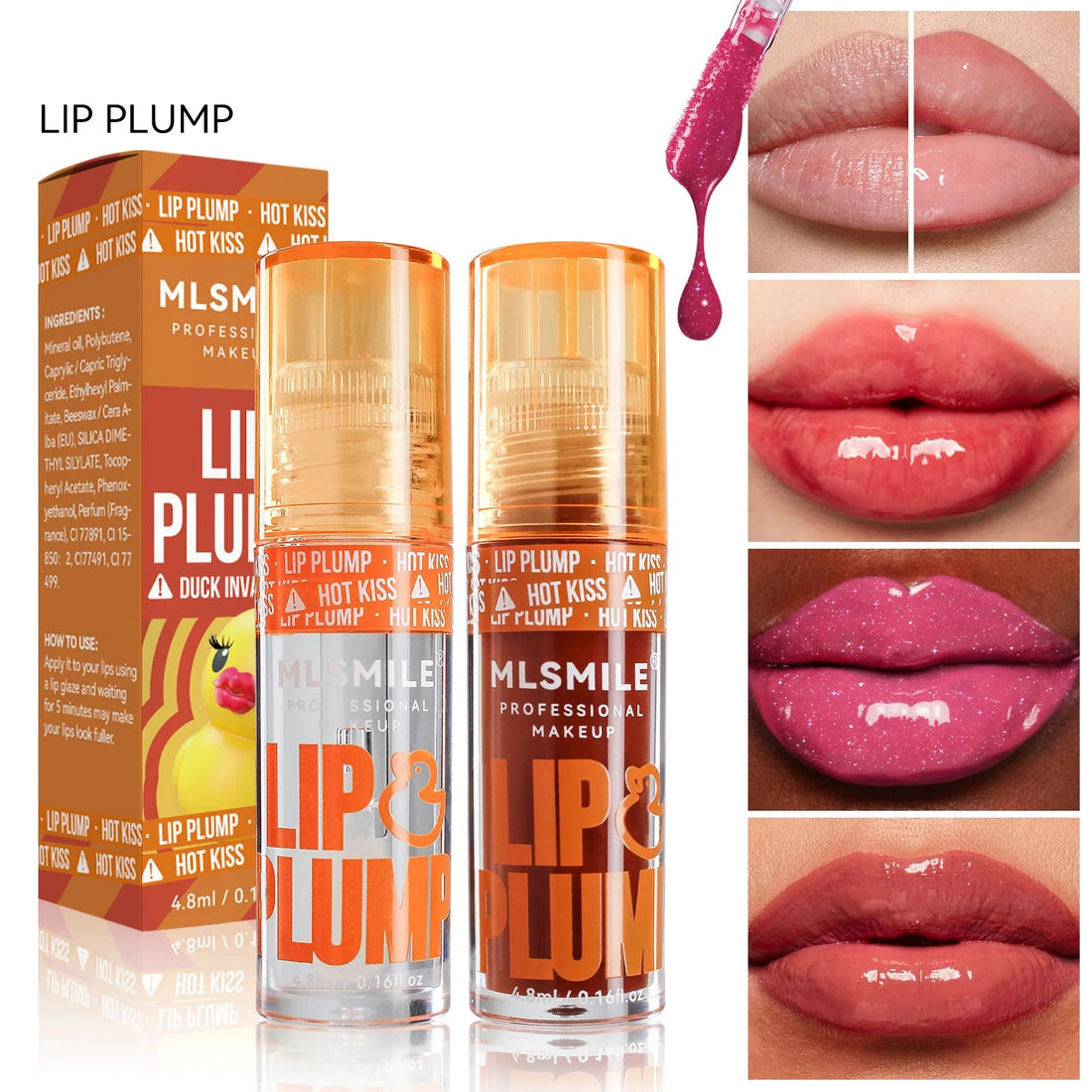 Duck Lip Plump Lip Oil Moisturising Lip Gloss