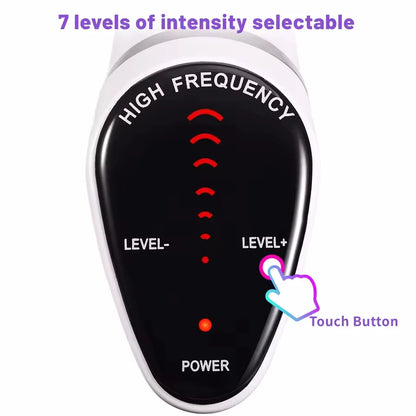 6 in 1 Touch Panel High Frequency Facial Machine Electrotherapy Wand