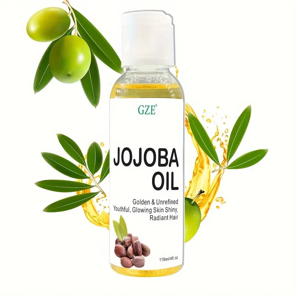 Jojoba Oil, Pure Moisturising Oil For Face, Hair, Skin &amp; Nails
