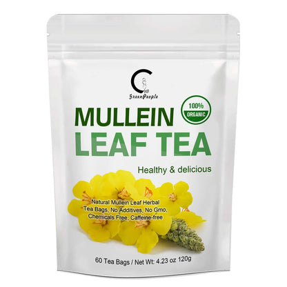 Greenpeople Herbal Mullein Leaf Tea Lung Cleansing