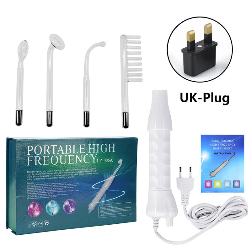 High Frequency Electrotherapy Neon Facial Skin Massage Wand