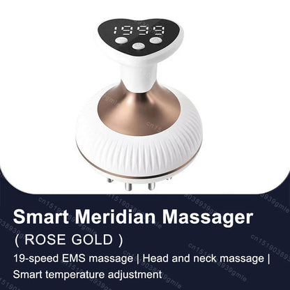 Electric Meridian Brush Gua Sha Body Massager EMS