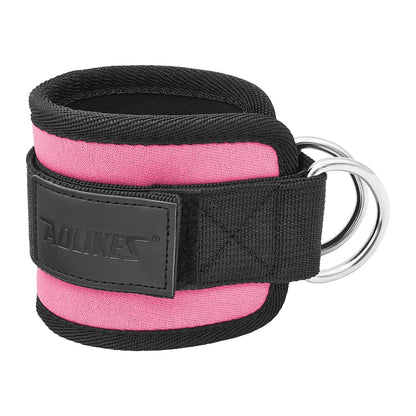 Cable Ankle Straps Double D-Ring Ankle Cuffs
