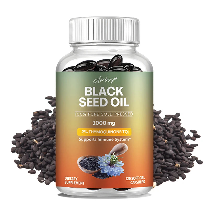 Black Seed Oil - Improves Hair, Skin, Breathing, Digestion