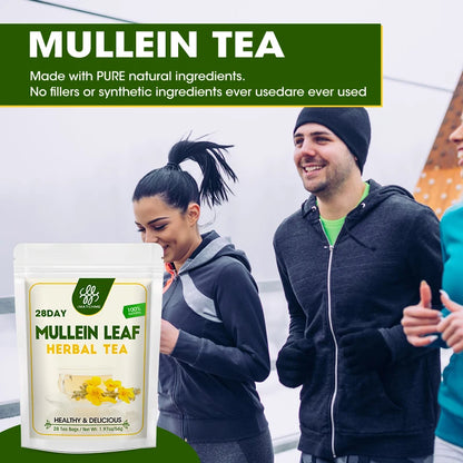 Mullein Leaf Tea, Mullein Tea Bags for Lung Cleanse